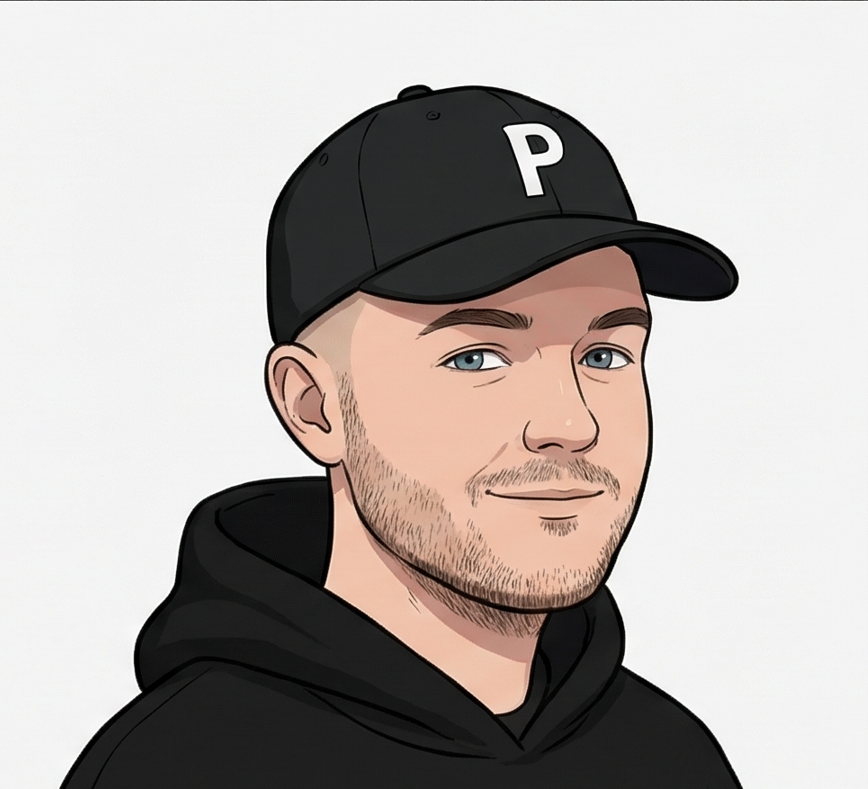 Illustrated portrait of Mitch Jesnek